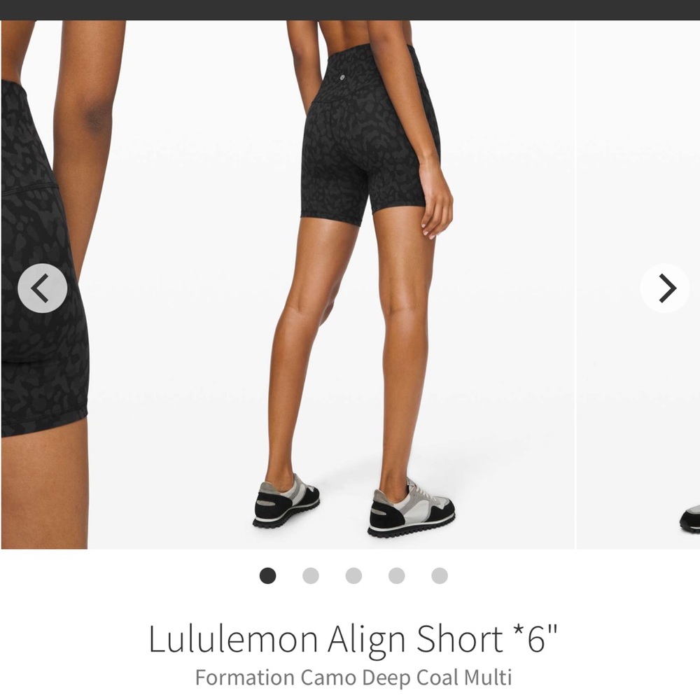 Iso : align shorts size 4 or 6. formation camo deep coal multi